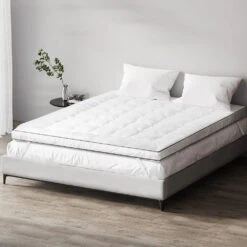 King Single Premium Package | Fion Boucle Gas Lift Bed Frame Cream White, Algarve Euro Top Pocket Spring Mattress (Medium Firm) & Pillowtop Mattress Topper -Home Luxe Store pillowtop mattress topper pillowtop king single bedzy australia abn 18 642 972 209 785971 720461a4 c04a 4579 a771 36510be0feec