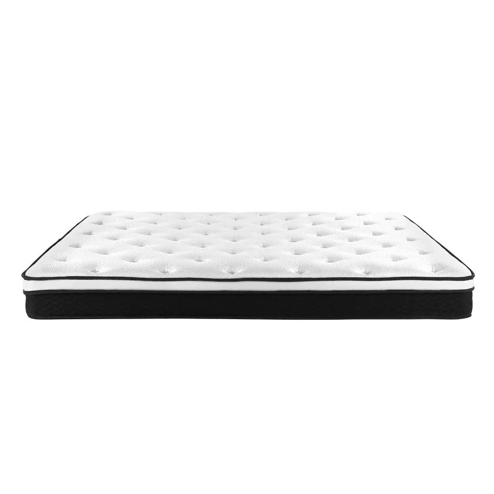 Queen Package | Bruno Minimalist Solid Pinewood Bed Frame & Bonita Pillow Top Mattress (Medium Firm) 10 Queen Package | Bruno Minimalist Solid Pinewood Bed Frame & Bonita Pillow Top Mattress (Medium Firm) - Image 10
