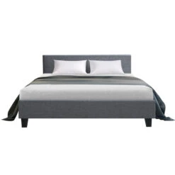 Queen Package | Coogee Bed Frame Grey & Bonita Euro Top Mattress (Medium Firm) -Home Luxe Store queen package coogee bed frame grey bonita euro top mattress medium firm bedzy australia abn 18 642 972 209 898026