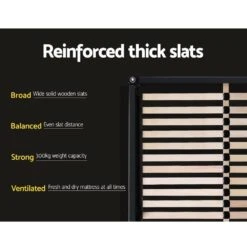 Queen Package | Hyams Bed Frame Grey & Bonita Euro Top Mattress (Medium Firm) -Home Luxe Store queen package hyams bed frame grey bonita euro top mattress medium firm bedzy australia 651772