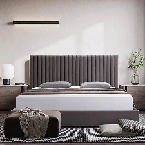 Queen Premium Package | Bedzy Luxe Hillsdale Bed Frame Grey, Luna Series Euro Top Mattress (Medium Firm) & Bamboo Mattress Topper! 2 Queen Premium Package | Bedzy Luxe Hillsdale Bed Frame Grey, Luna Series Euro Top Mattress (Medium Firm) & Bamboo Mattress Topper! - Image 2