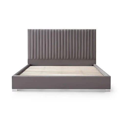 Queen Premium Package | Bedzy Luxe Hillsdale Bed Frame Grey, Luna Series Euro Top Mattress (Medium Firm) & Bamboo Mattress Topper! 5 Queen Premium Package | Bedzy Luxe Hillsdale Bed Frame Grey, Luna Series Euro Top Mattress (Medium Firm) & Bamboo Mattress Topper! - Image 5