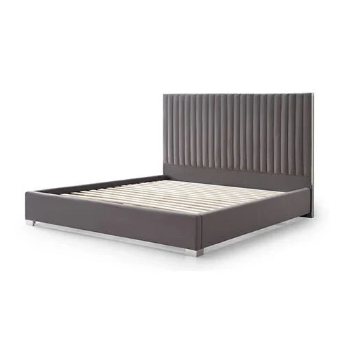 Queen Premium Package | Bedzy Luxe Hillsdale Bed Frame Grey, Luna Series Euro Top Mattress (Medium Firm) & Bamboo Mattress Topper! 4 Queen Premium Package | Bedzy Luxe Hillsdale Bed Frame Grey, Luna Series Euro Top Mattress (Medium Firm) & Bamboo Mattress Topper! - Image 4