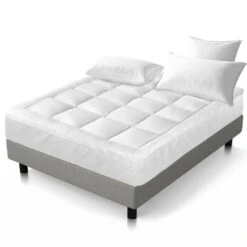 Queen Premium Package | Henley LED Storage Queen Bed Frame Grey, Luna Series Euro Top Mattress (Medium Firm) & Bamboo Mattress Topper! -Home Luxe Store queen premium package henley led storage queen bed frame grey luna series euro top mattress medium firm bamboo mattress topper bedzy australia abn 18 642 972 20 302607