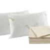 Royal Comfort Bamboo Blend Sheet Set 1000TC And Bamboo Pillows 2 Pack Ultra Soft King Ivory