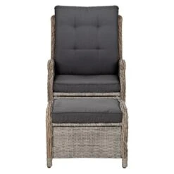 Set Of 2 Ella Outdoor Recliner Patio Chairs Grey -Home Luxe Store set of 2 ella outdoor recliner patio chairs grey bedzy australia abn 18 642 972 209 423402