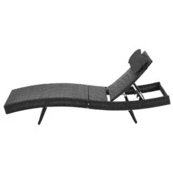 Set Of 2 Wicker Outdoor Sun Loungers Black -Home Luxe Store set of 2 wicker outdoor sun loungers black bedzy australia abn 18 642 972 209 702265