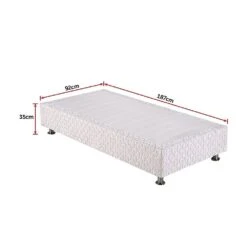 Single Bed Ensemble Frame Base White -Home Luxe Store single bed ensemble frame base white furniture bedroom bedzy australia 843069