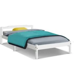 Single Package | Gibson Wooden Bed & Bonita Pillow Top Mattress (Medium Firm) -Home Luxe Store single package gibson wooden bed bonita pillow top mattress medium firm bedzy australia 388555