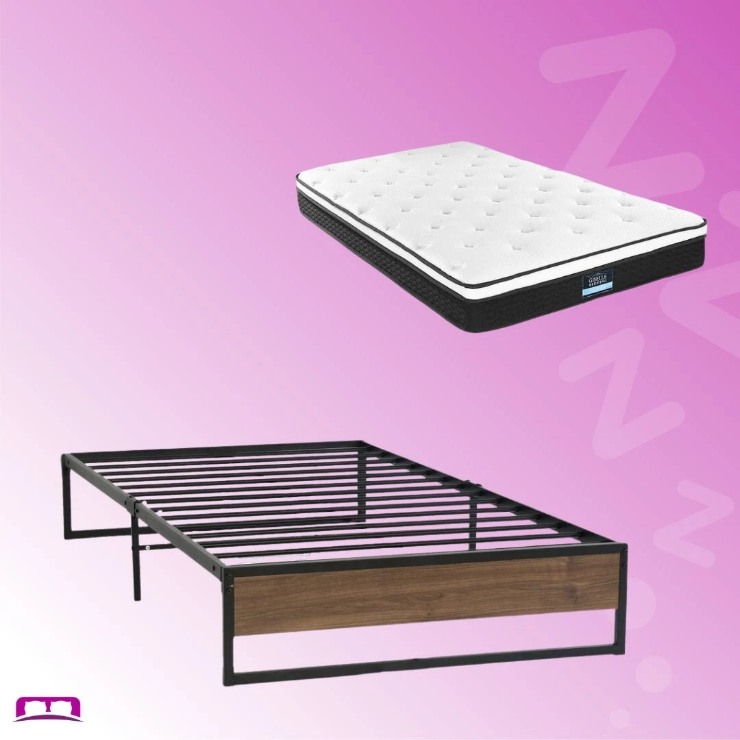 Single Package | Oslo Bed & Bonita Pillow Top Mattress (Medium Firm) 1 Single Package | Oslo Bed & Bonita Pillow Top Mattress (Medium Firm)