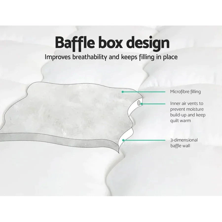 Single Premium Package | Coogee Bed Frame Cuddly White Bouclé, Algarve Euro Top Pocket Spring Mattress (Medium Firm) & Pillowtop Mattress Topper 20 Single Premium Package | Coogee Bed Frame Cuddly White Bouclé, Algarve Euro Top Pocket Spring Mattress (Medium Firm) & Pillowtop Mattress Topper - Image 20