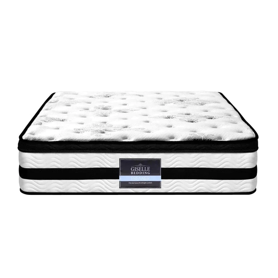 Single Premium Package | Coogee Bed Frame Cuddly White Bouclé, Algarve Euro Top Pocket Spring Mattress (Medium Firm) & Pillowtop Mattress Topper 10 Single Premium Package | Coogee Bed Frame Cuddly White Bouclé, Algarve Euro Top Pocket Spring Mattress (Medium Firm) & Pillowtop Mattress Topper - Image 10