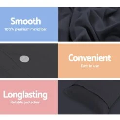 Super King Classic Quilt Cover Set - Black -Home Luxe Store super king classic quilt cover set black bedzy australia 612849