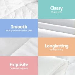 Super King Size 400GSM Microfibre Quilt -Home Luxe Store super king size 400gsm microfibre quilt bedzy australia 955344