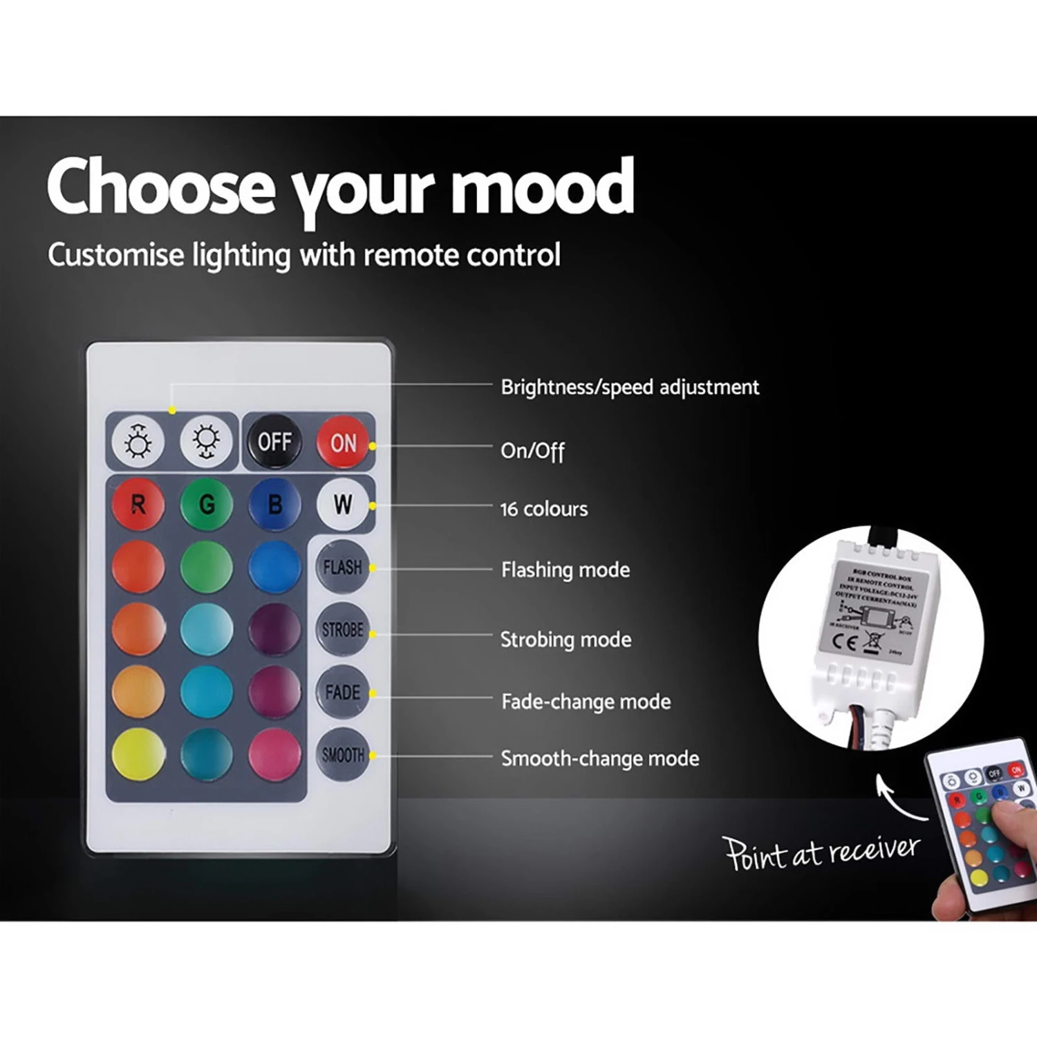 Wanda Double Gas Lift Storage Bed Frame With LED Lights – White 9 Wanda Double Gas Lift Storage Bed Frame With LED Lights – White - Image 9