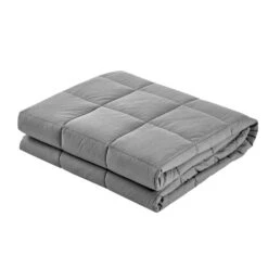 Weighted Calming Blanket 7KG Light Grey -Home Luxe Store weighted calming blanket 7kg light grey bedzy australia 768290