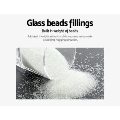 Weighted Calming Blanket 7KG Light Grey -Home Luxe Store weighted calming blanket 7kg light grey bedzy australia 905281